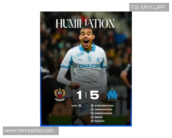 梅森格林伍德荣获法甲五月最佳球员四场比赛打入四球表现惊艳